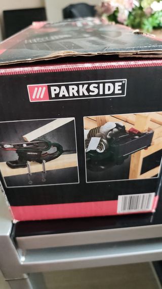 Lijadora de banda Parkside PBSD 600 A1