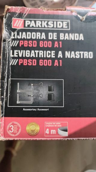 Lijadora de banda Parkside PBSD 600 A1