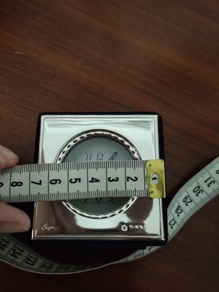 Orologio sveglia Vintage argento 925 marca Dogale
