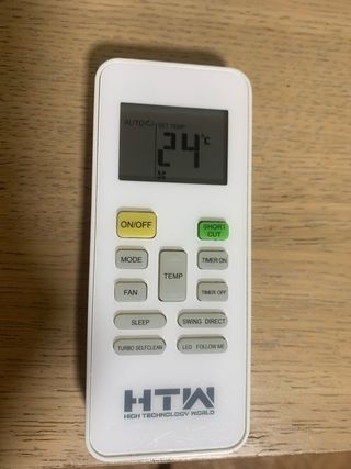 Mando aire acondicionado HTW