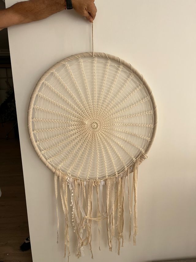 Atrapasueños macramé beige