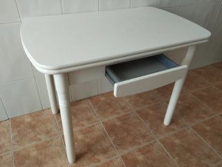 Mesa plegable blanca - Cocina