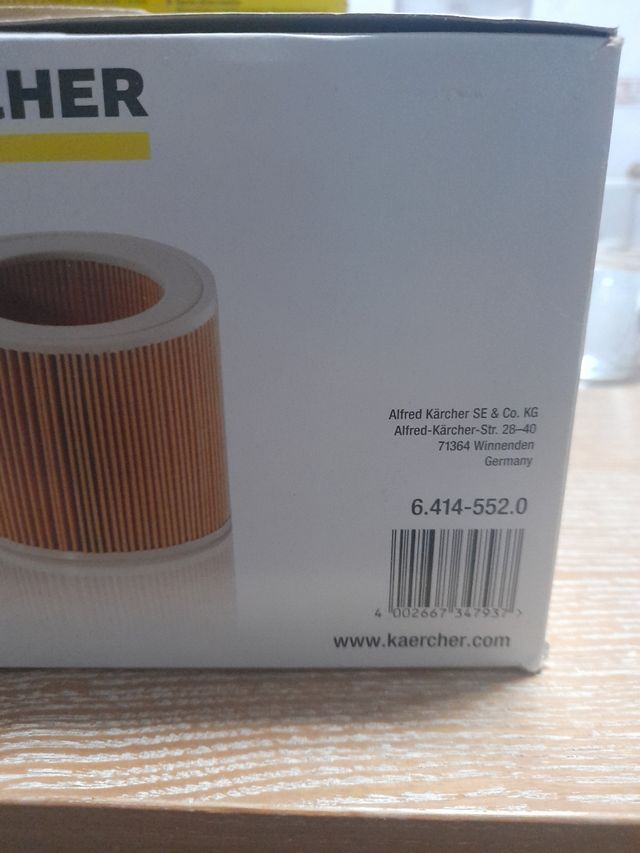 Filtro aspiradora Kärcher
