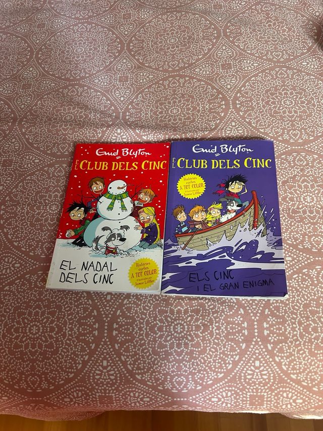 Lote 3 libros el club dels cinc