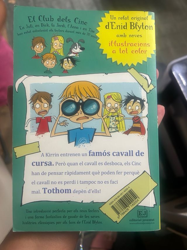 Lote 3 libros el club dels cinc