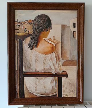 Lámina Dalí -   Figura sentada