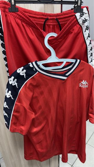 Completo Kappa rosso vintage