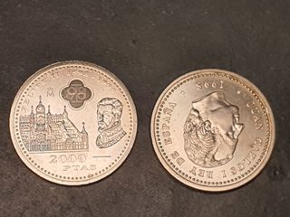 Moneda 2000 Ptas Felipe II