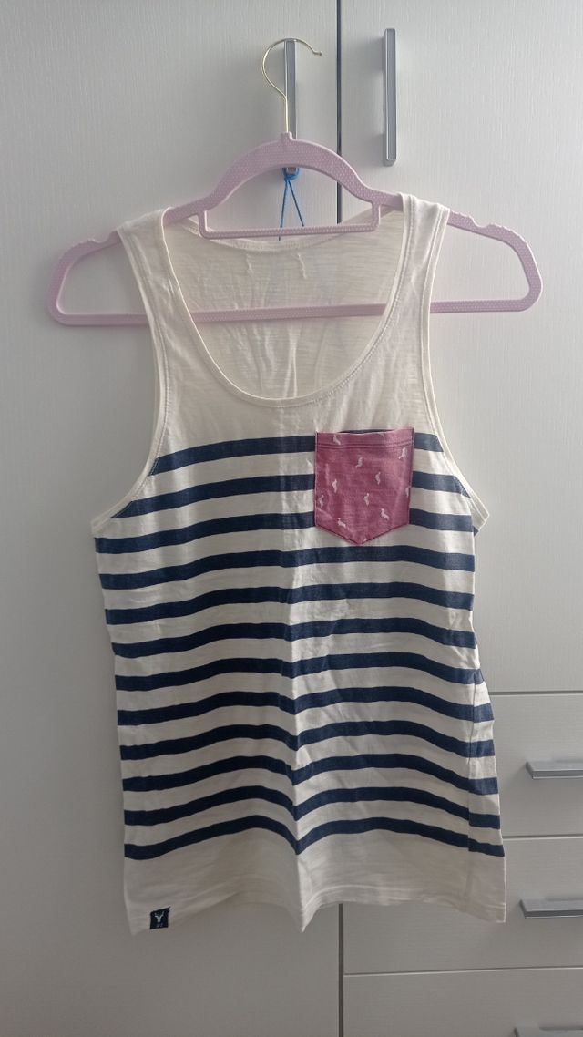 Camiseta JVZ rayas marineras