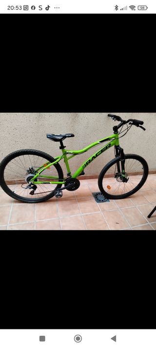 Bicicleta montaña Racer verde