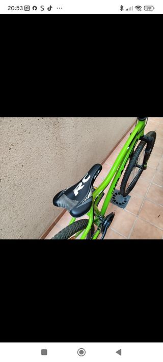Bicicleta montaña Racer verde