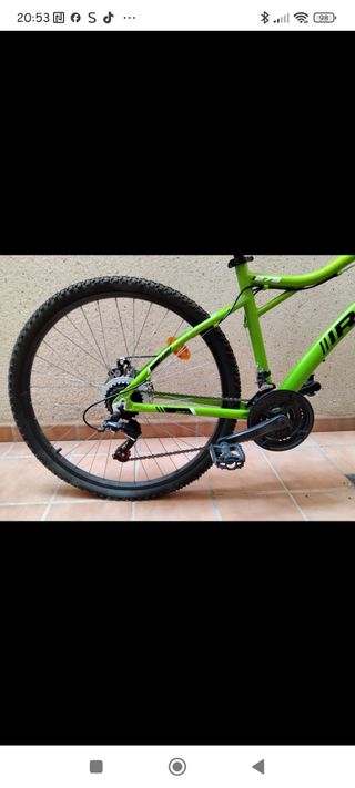 Bicicleta montaña Racer verde