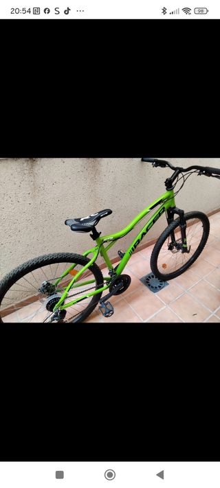 Bicicleta montaña Racer verde