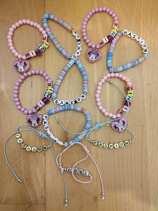 Pulseras Minnie, Game On, etc.