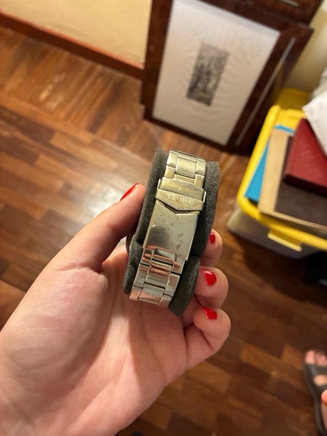 Orologio Tribe blu e argento