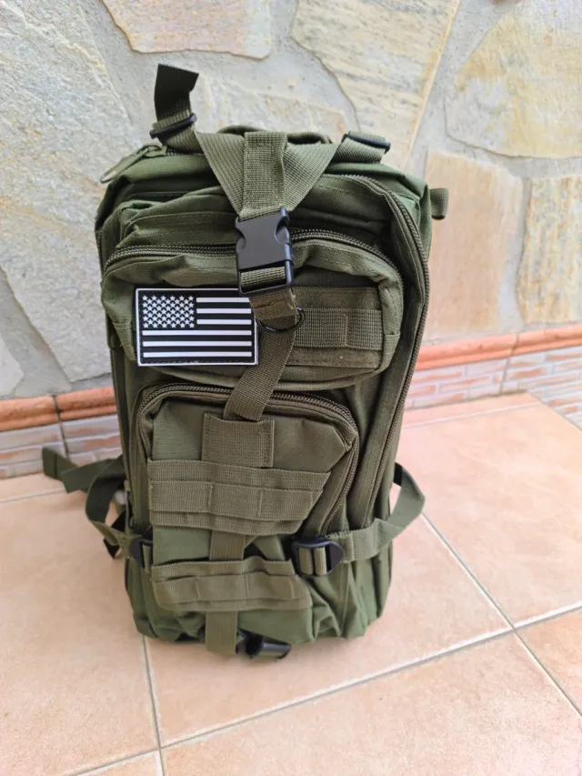 Mochila táctica verde oliva