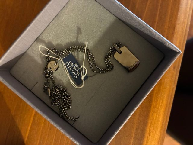 Collana uomo S'Agapõ acciaio