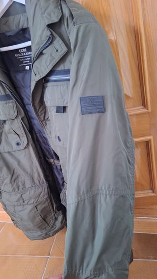 Abrigo Cazadora verde militar hombre Nueva