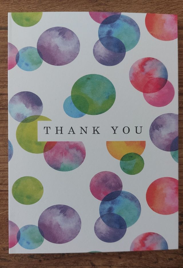 Pack Tarjetas Thank You (24 unid.)