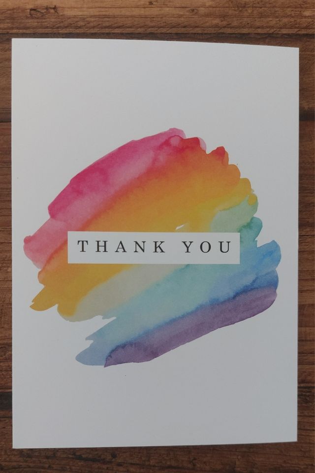 Pack Tarjetas Thank You (24 unid.)