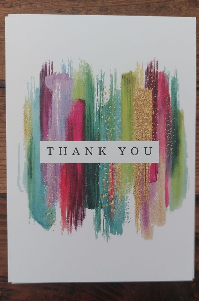 Pack Tarjetas Thank You (24 unid.)