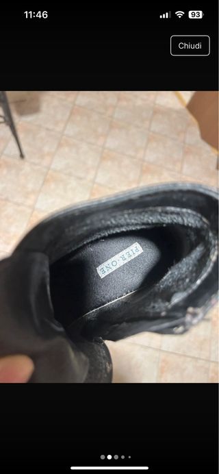 Stivaletti pelle neri