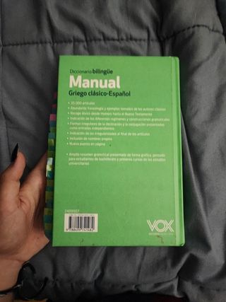 Diccionario Manual Griego. Griego clásico-Españ...