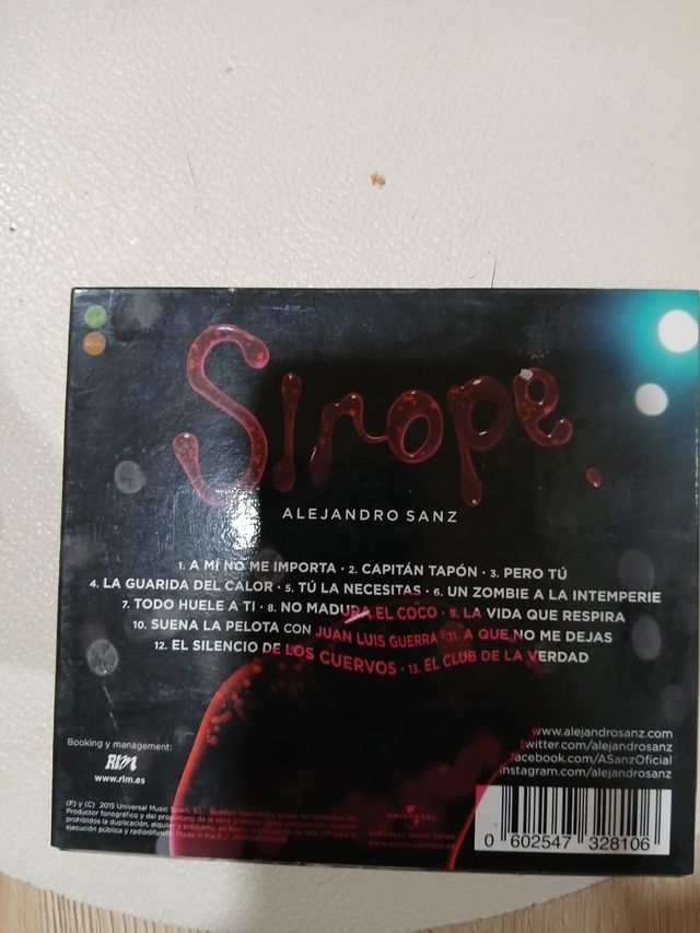 CD Alejandro Sanz - Sirope