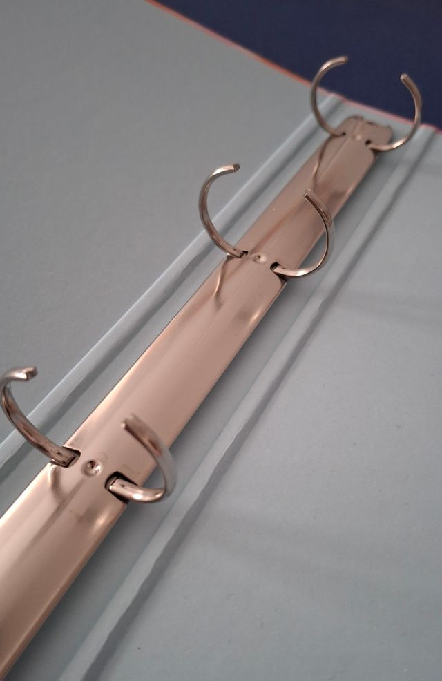 Novo armário de arquivo de 4 argolas - multicolor