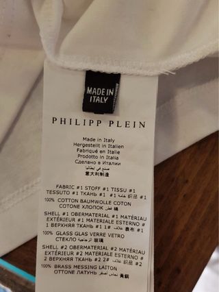 Camiseta Philipp Plein - Blanca