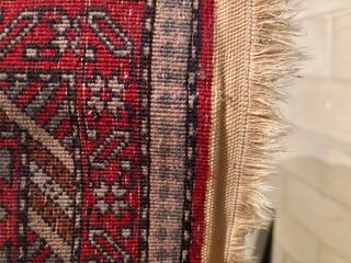 Tappeti persiani rossi in lana 206x140cm