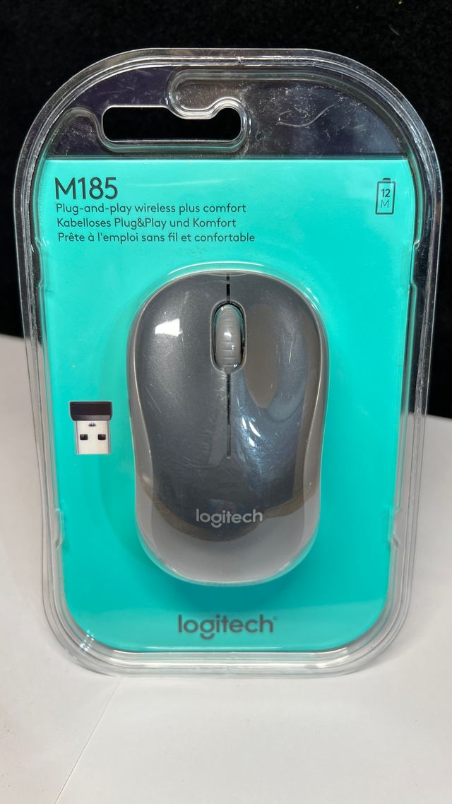 Logitech M185 - Ratón inalámbrico