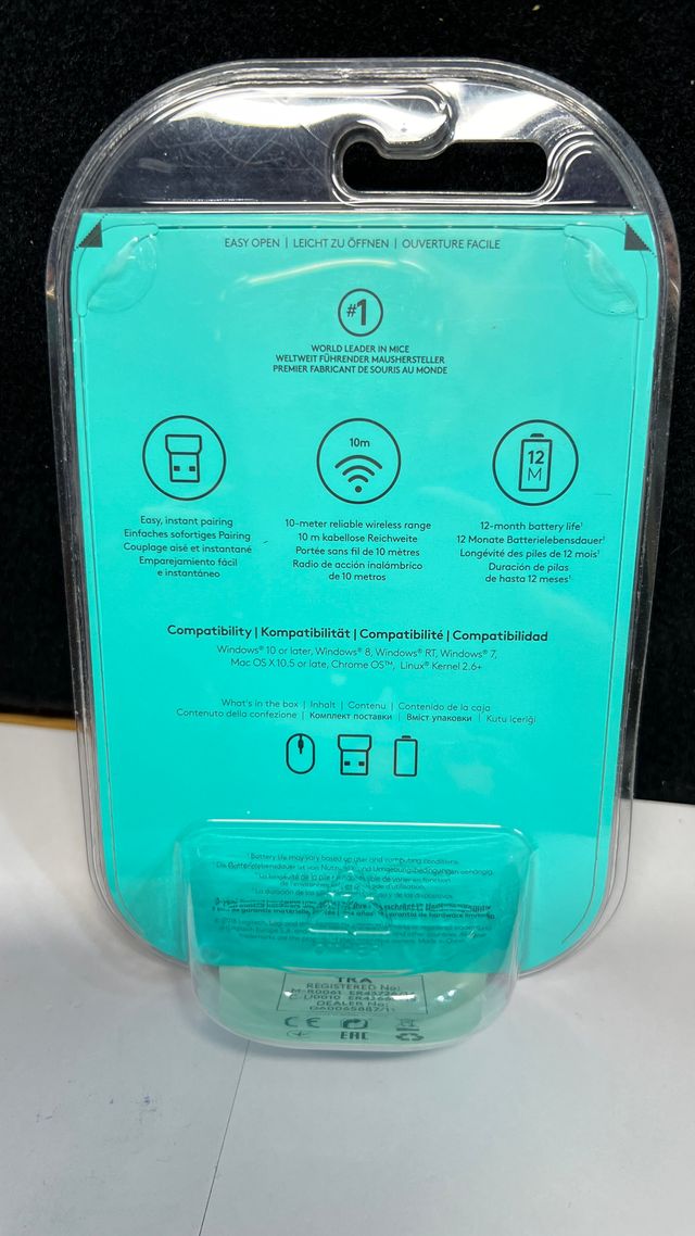 Logitech M185 - Ratón inalámbrico