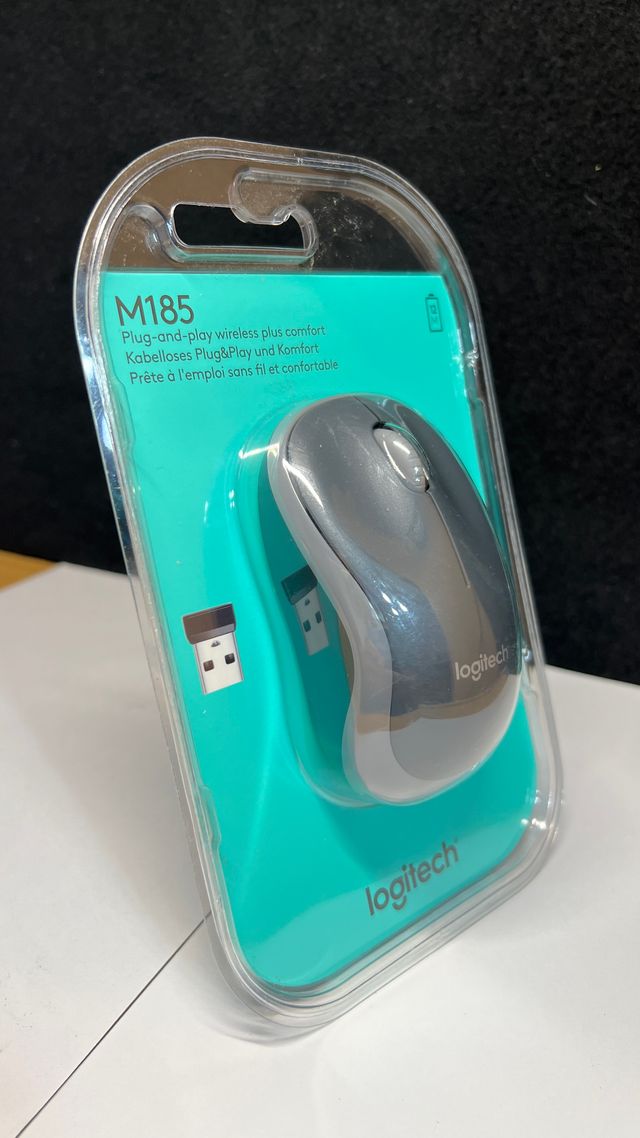 Logitech M185 - Ratón inalámbrico