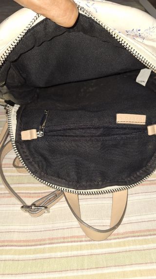 Mochila parfois floral beige