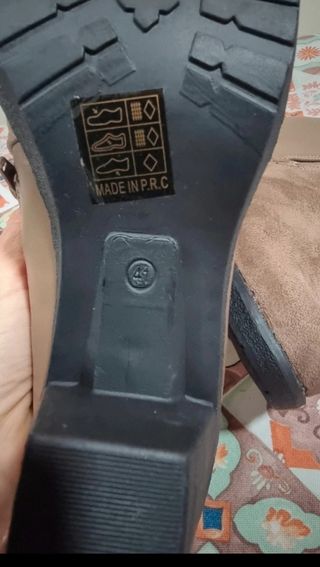 Botines mujer marrón -talla 41 nuevas
