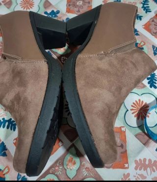 Botines mujer marrón -talla 41 nuevas