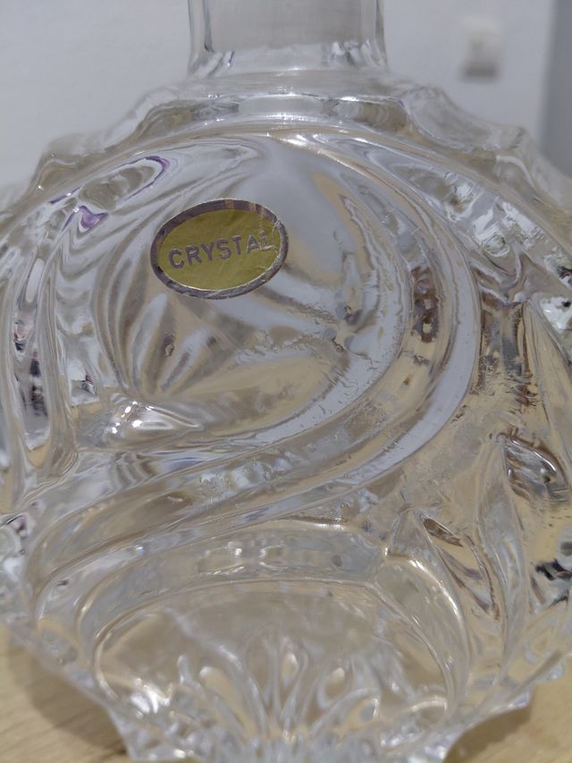 Bottiglia di vetro vintage