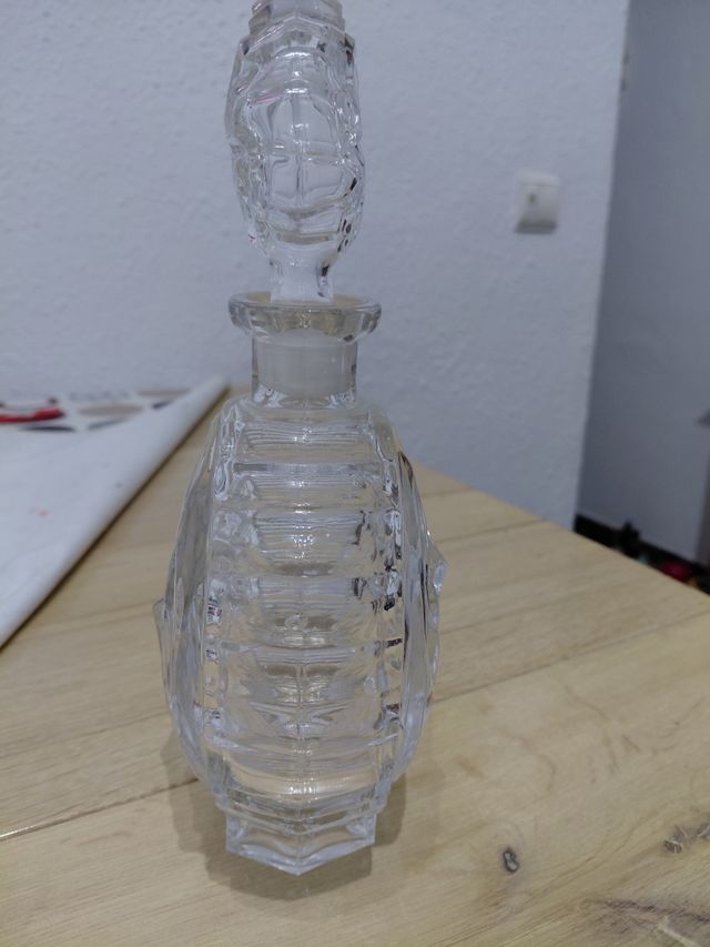 Bottiglia di vetro vintage