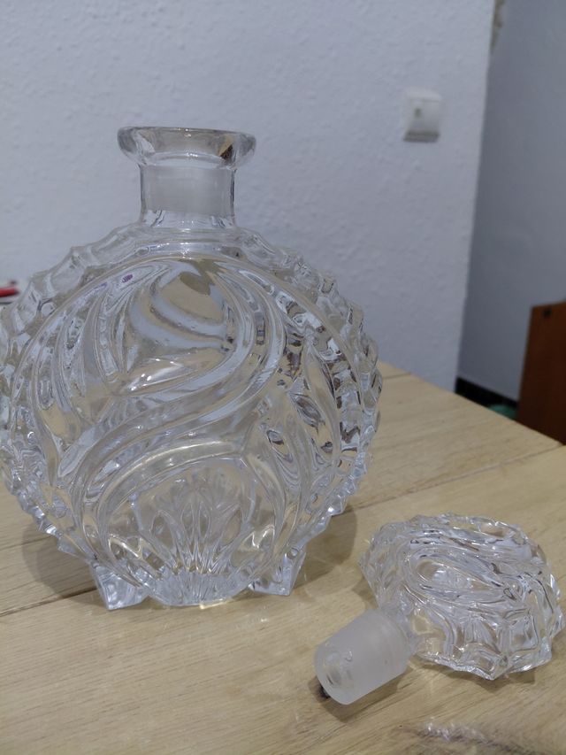 Bottiglia di vetro vintage