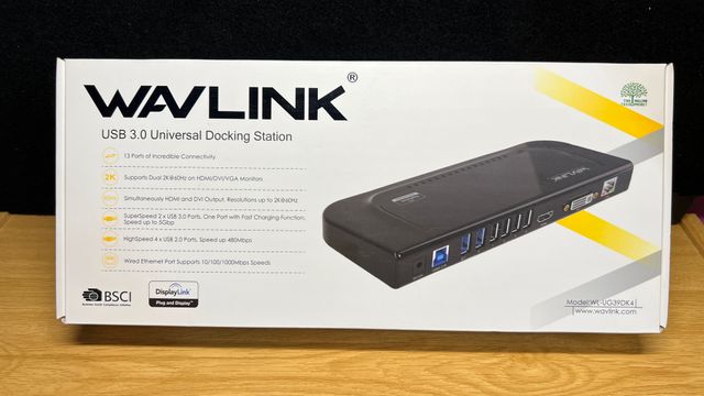 Base WAVLINK USB 3.0 WL-UG39DK4