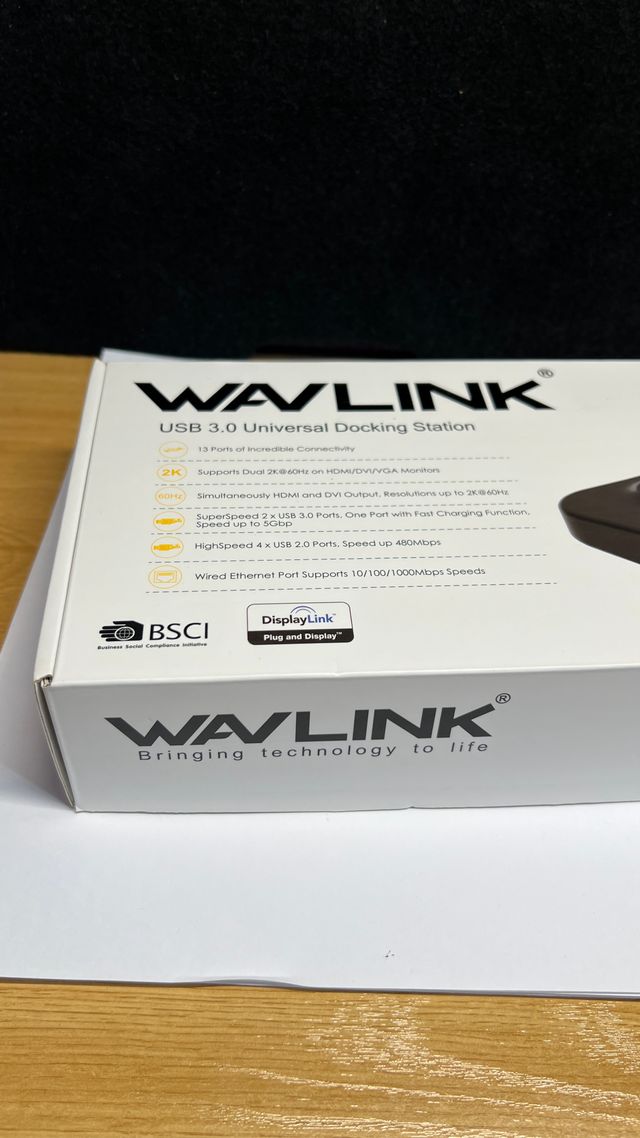 Base WAVLINK USB 3.0 WL-UG39DK4