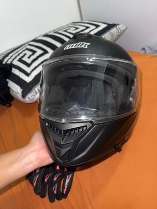 Casco moto Unik + Guantes de regalo 