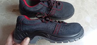 Zapatos seguridad punta acero talla 36