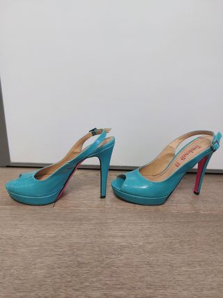 Sandali Tendenze verde acqua Tg 38