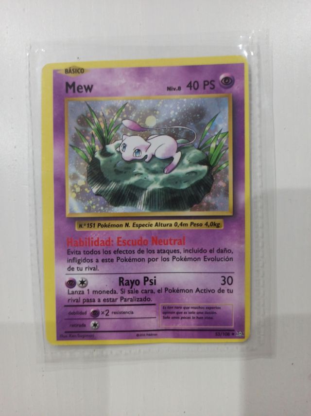 Carta Mew 53/108 - Pokémon