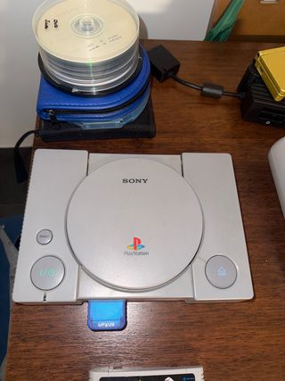 PlayStation 1 Sony Gris Plata