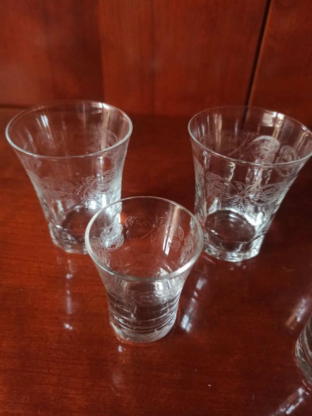 Vasitos Vintage Grabados