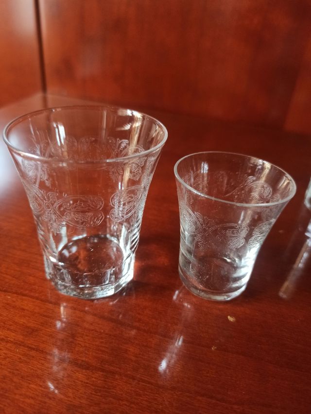 Vasitos Vintage Grabados