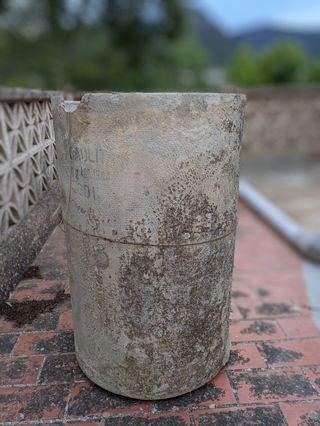 Depósito fibrocemento usado